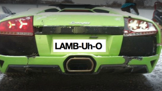 Did a man intentionally wreck this Lamborghini six hours after he won it?